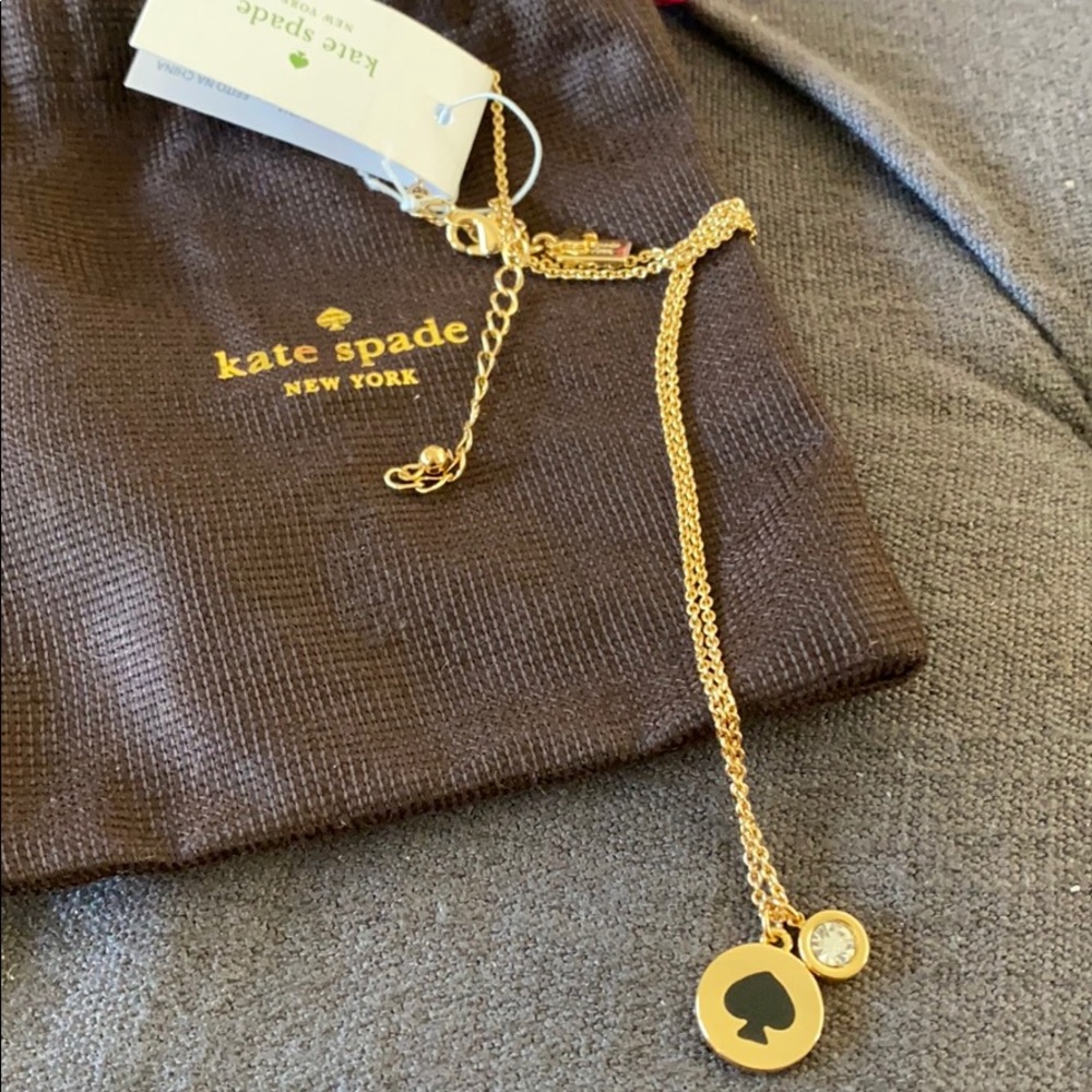 NWTs gold Kate spade necklace